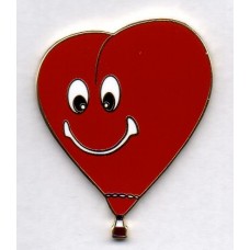 Heart Balloon with Smile Gold Single